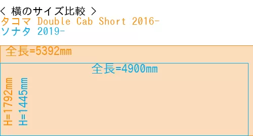#タコマ Double Cab Short 2016- + ソナタ 2019-